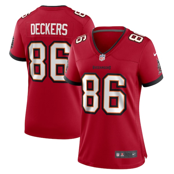 Evan Deckers Tampa Bay Buccaneers Nike Women's  Game Jersey -  Red