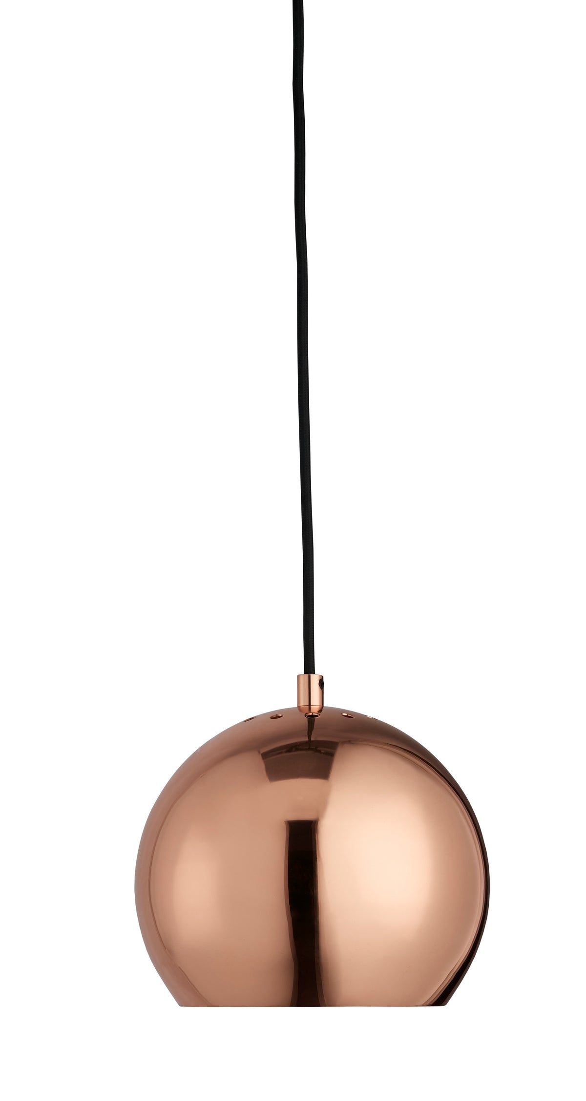 Frandsen hanglamp Ball - bruin - 18x18x15cm