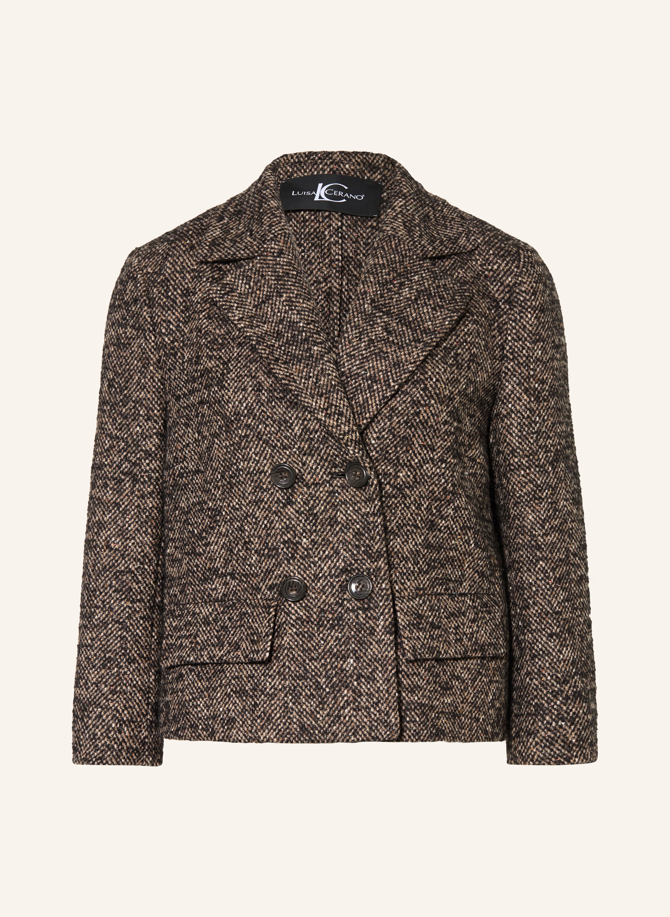 LUISA CERANO Blazer mit Glitzergarn