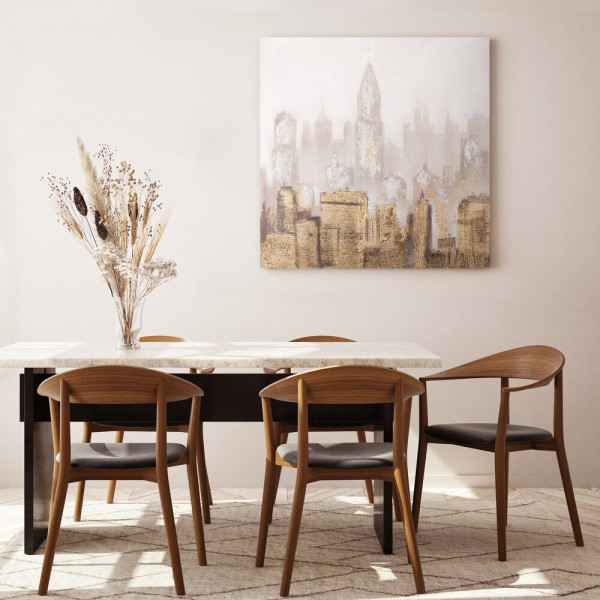 Obraz METROPOLIS 80x80 cm - Nowoczesny pejzaż