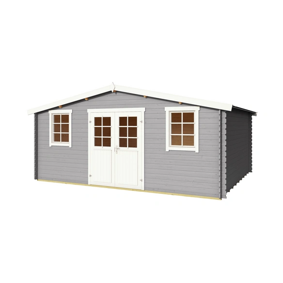 Gartenhaus »Wels 5«, Holz, BxHxT: 548,8 x 245,1 x 420 cm (Außenmaße inkl. Dachüberstand)