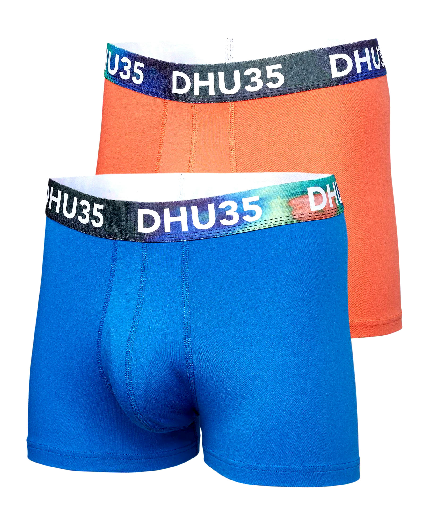 Denver Hayes Men's 2 Pack Stretch Side x Side Trunk Briefs Underwear