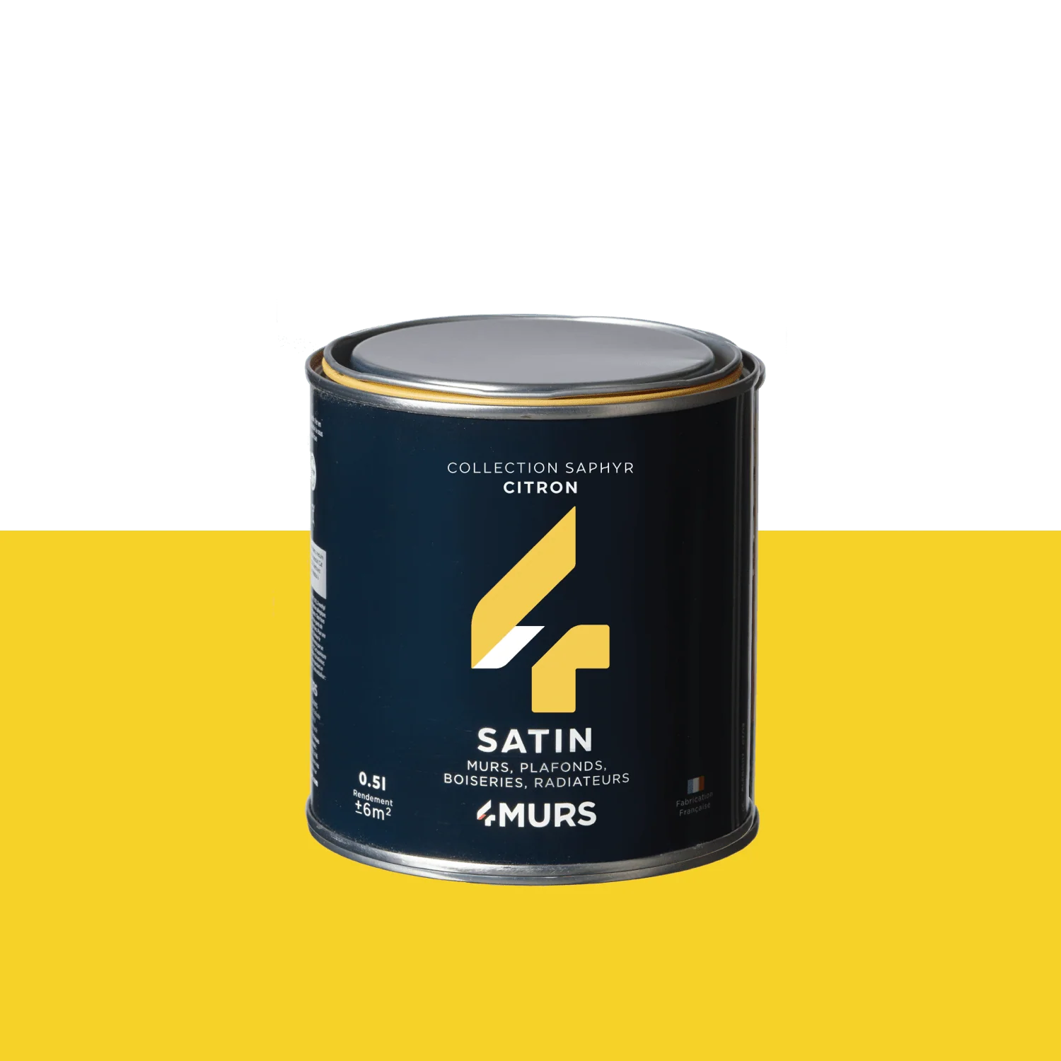 Saphyr Peinture Finition Peinture citron Satiné 0,5 L