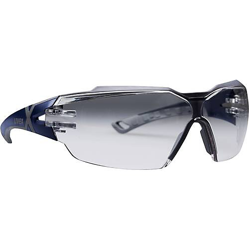 Lunettes de protection uvex pheos cx2 9198257 bleu et gris, verre clair, 1 pièce