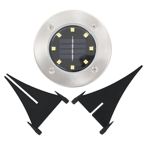 NNEVL Solar Ground Lights 8 pcs LED Lights Warm White
