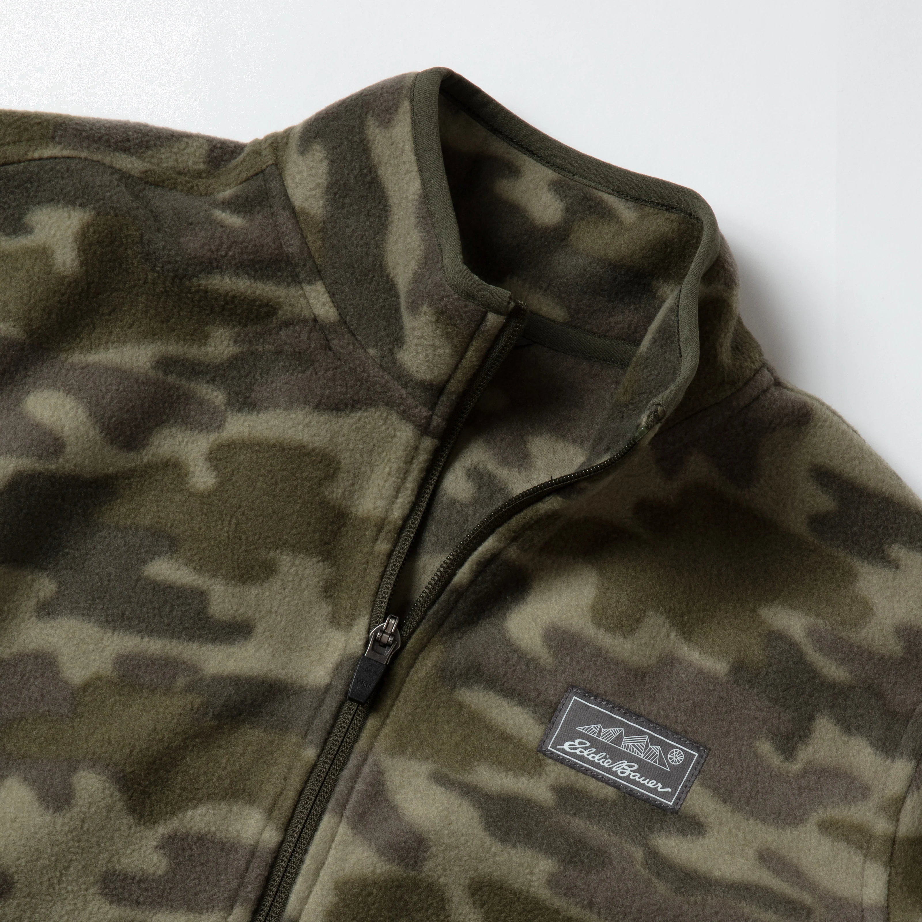 Boys Quest Fleece Full-Zip - Camo