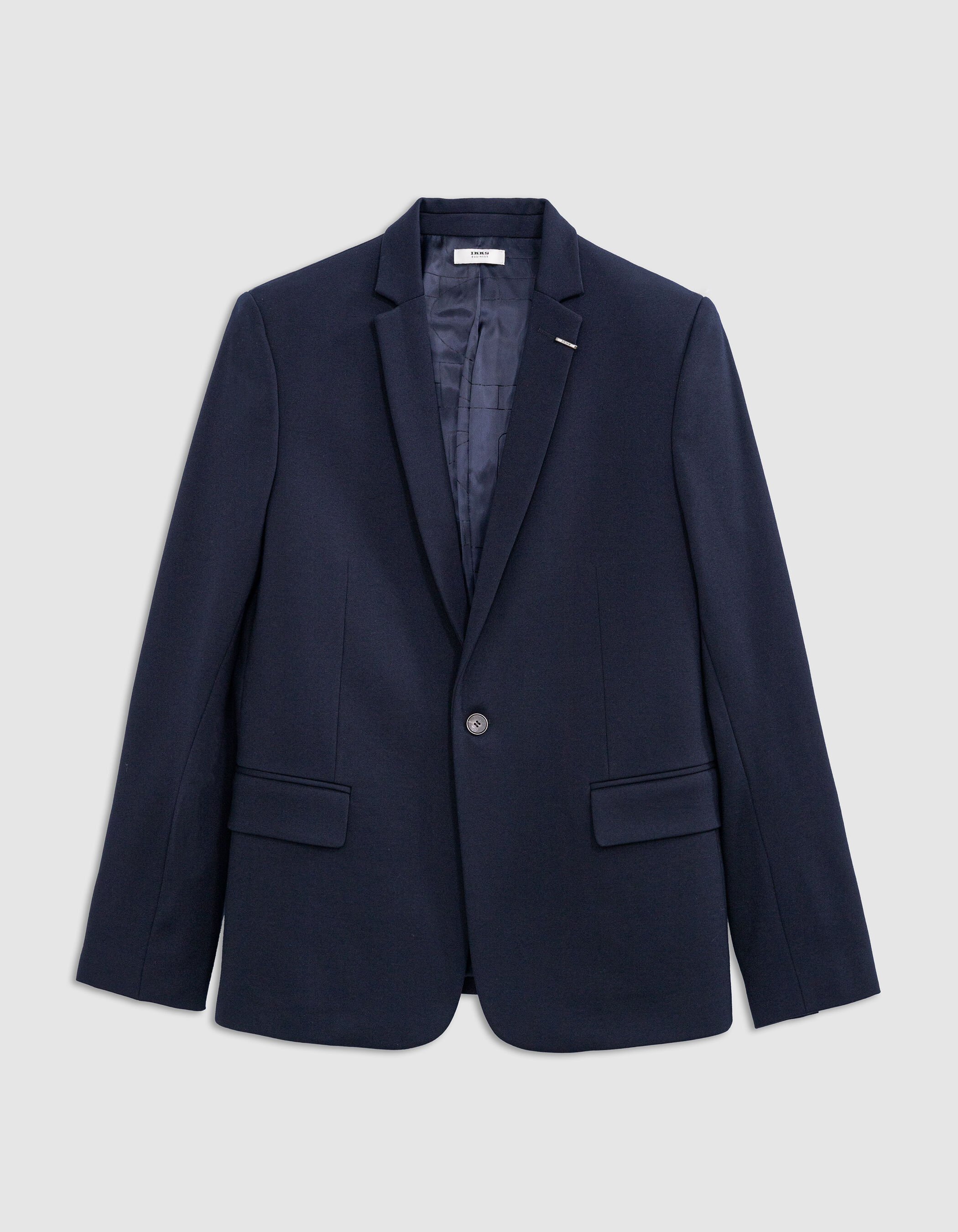 Veste de costume SLIM marine maille Milano Homme