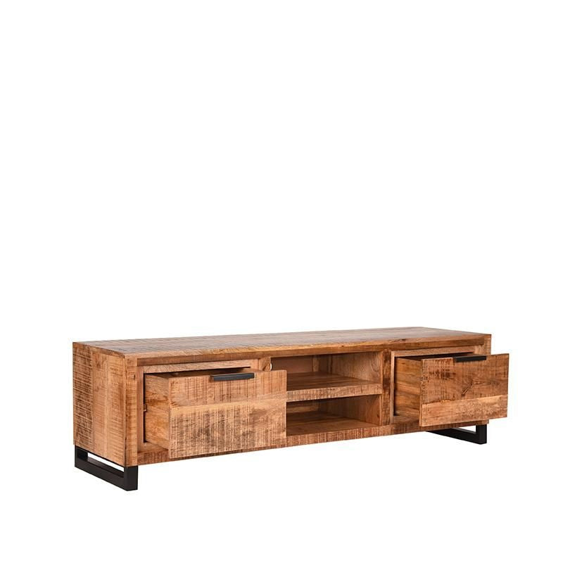 LABEL51 Tv-meubel Glasgow - Naturel Mangohout - 160x45x45cm