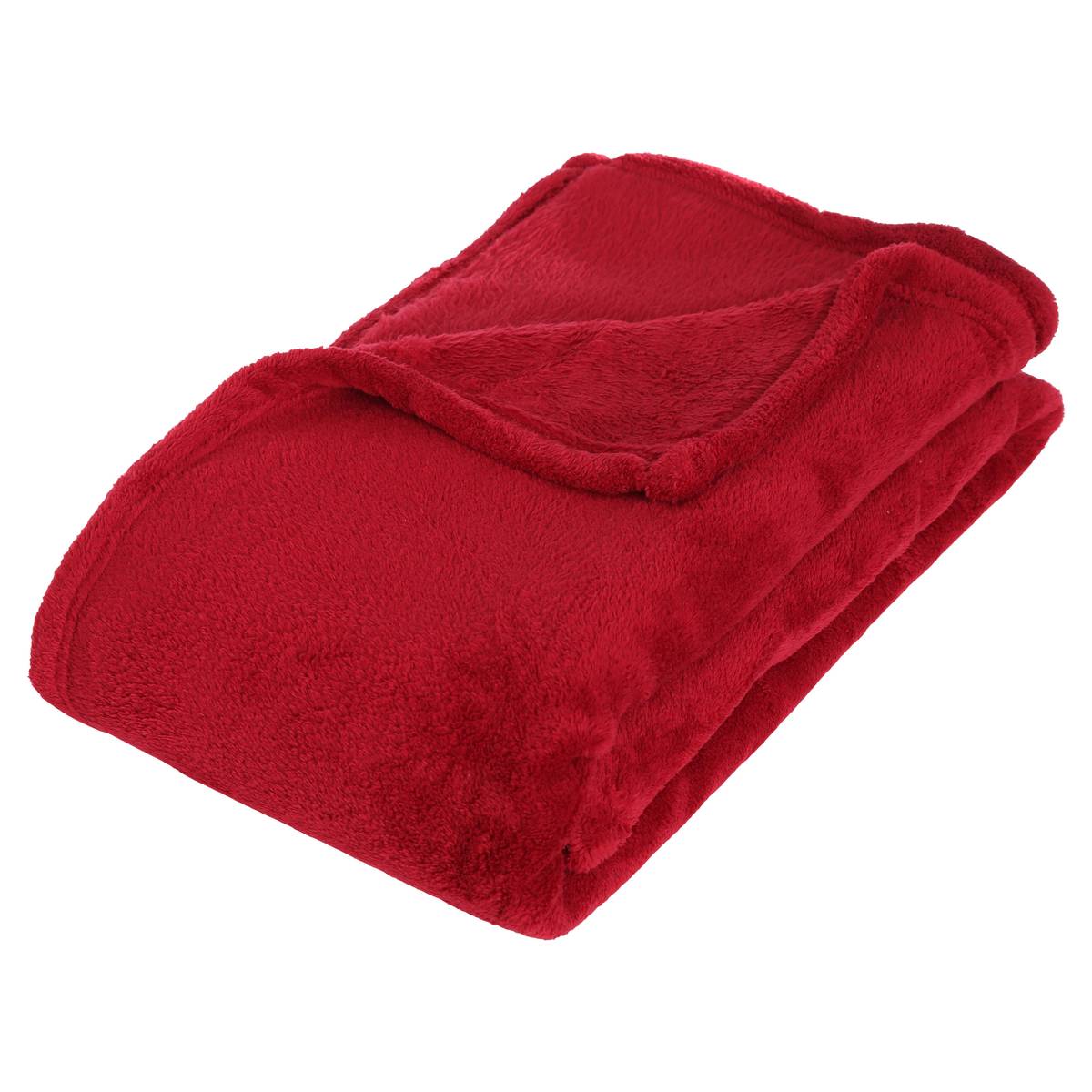 Microfibre plaid Red, 125x150 cm