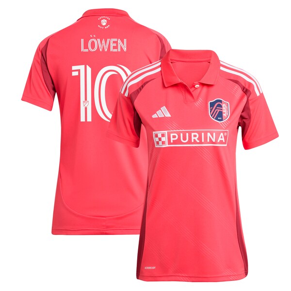 Eduard Löwen St. Louis City SC adidas Women's 2025 Forever CITY Red Replica Player Jersey - Red