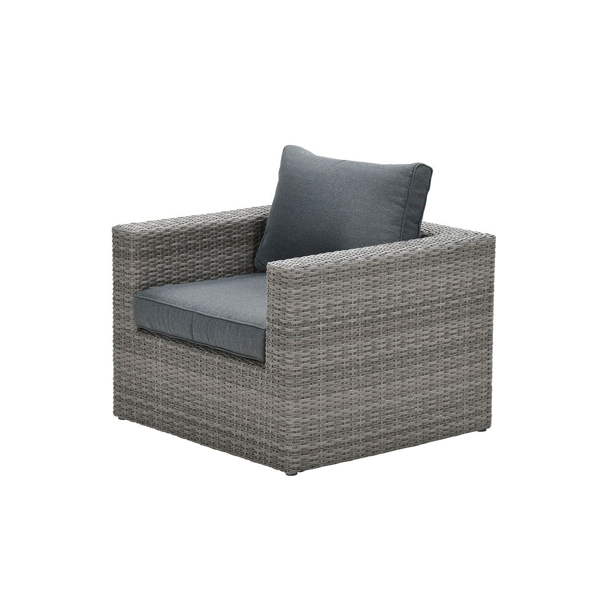 Orangebird lounge fauteuil - organic grey - reflex black