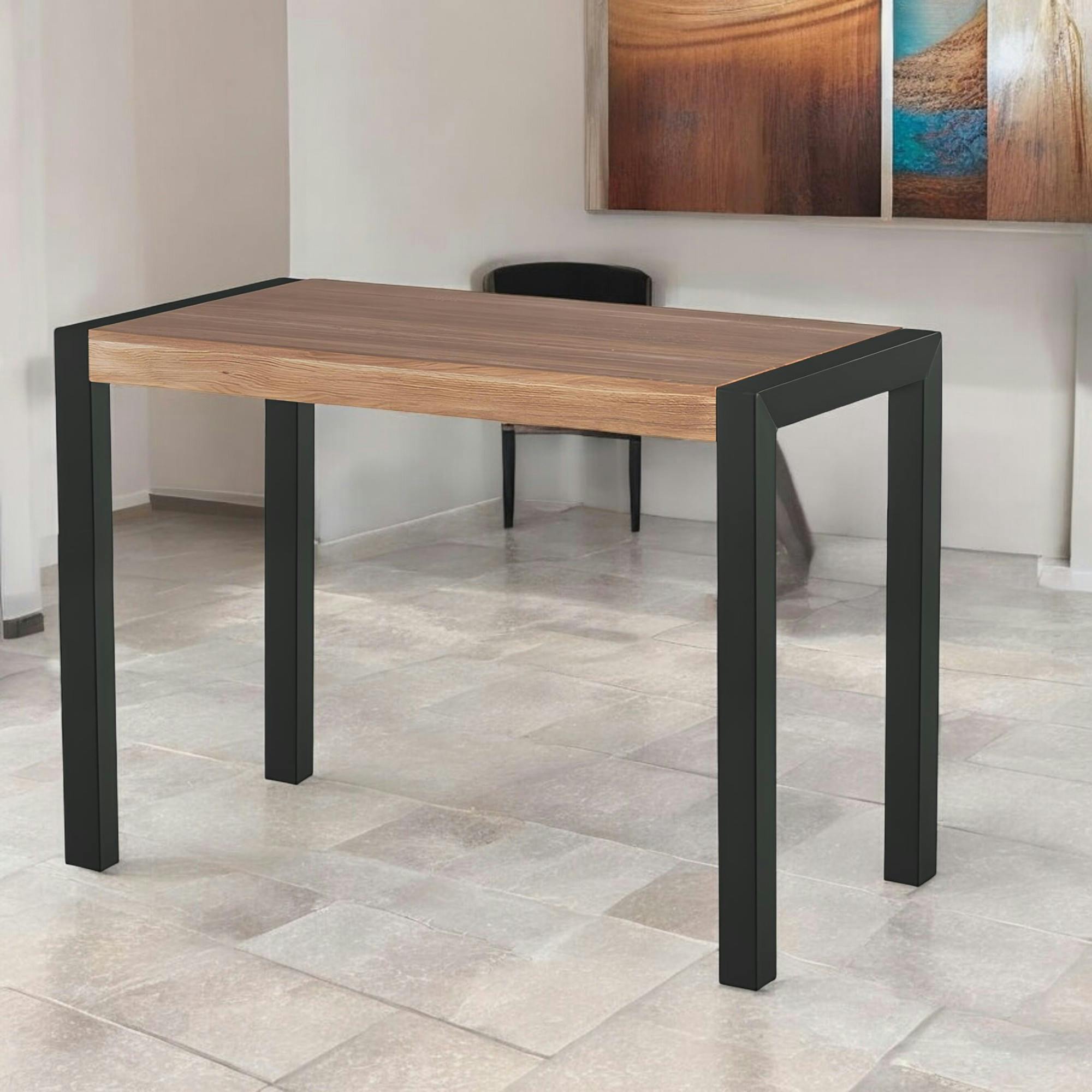 Table haute en chêne huilé 150 cm FERSCOTT 2
