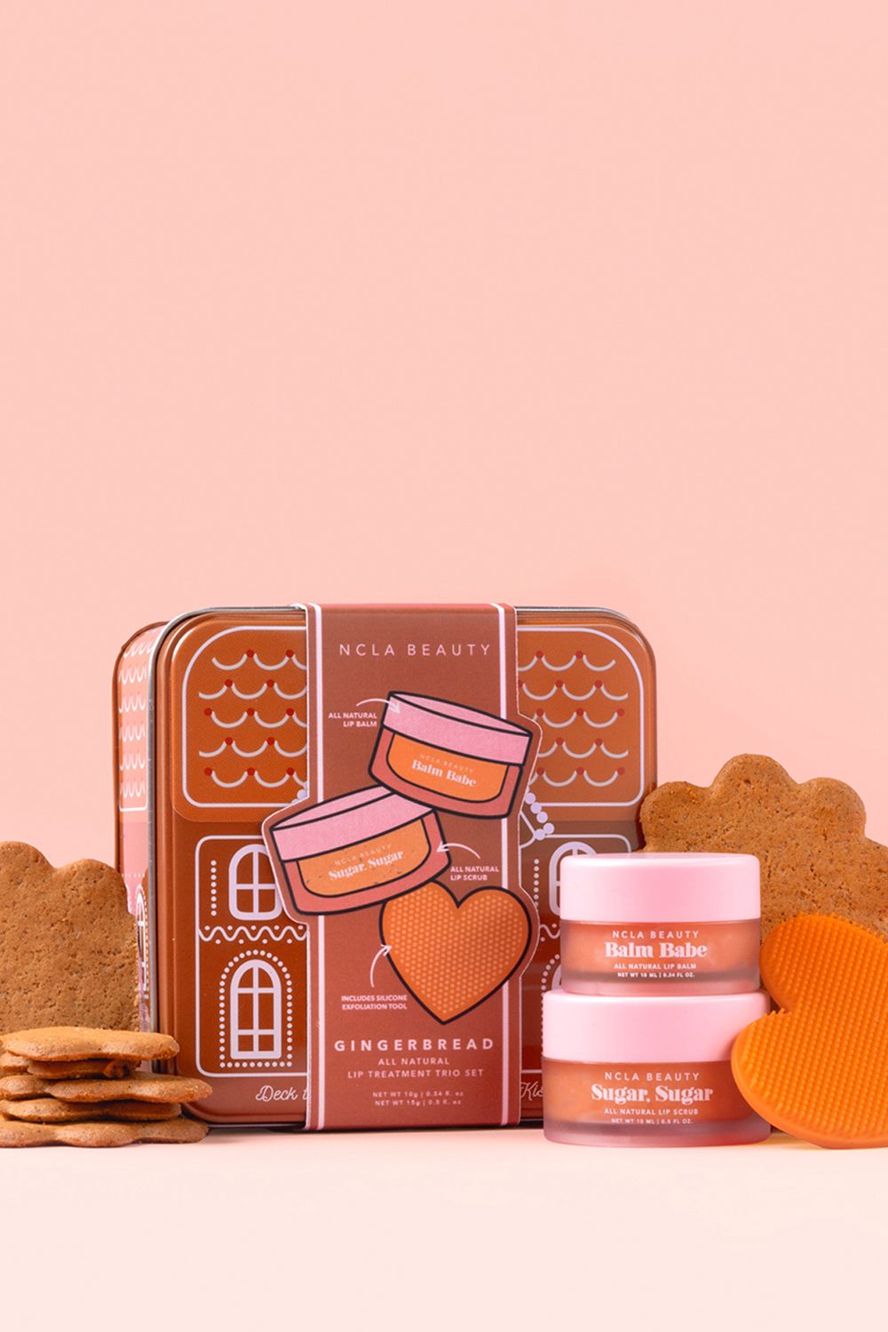 NCLA Gingerbread Lip Treatment Trio - Gingerbread 25ml
