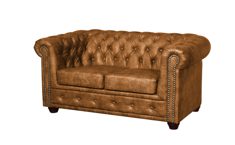 Ropez Chesterfield York sofa 2 pikowana ekoskóra Gniot B09