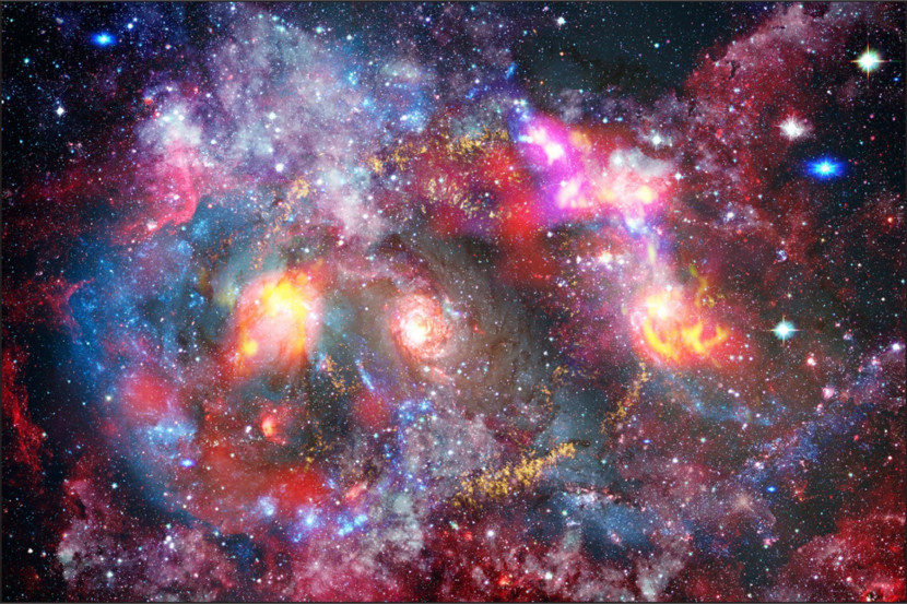 Fototapeta Do Sypialni KOSMOS Gwiazdy 3D 90x60cm