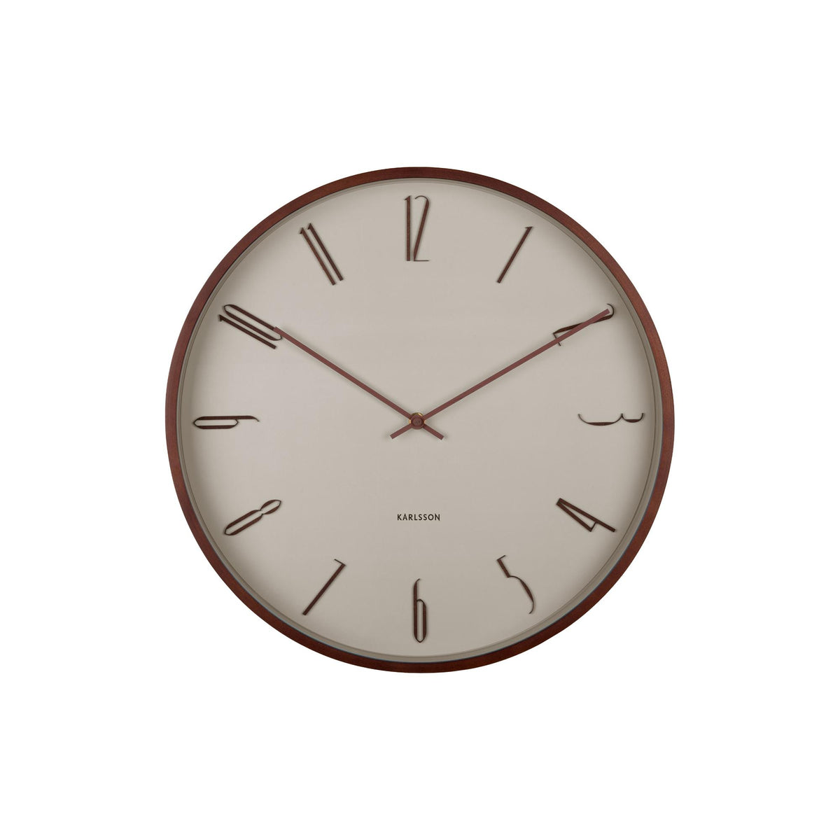 Karlsson wandklok Scandia - grijs - Ø40cm