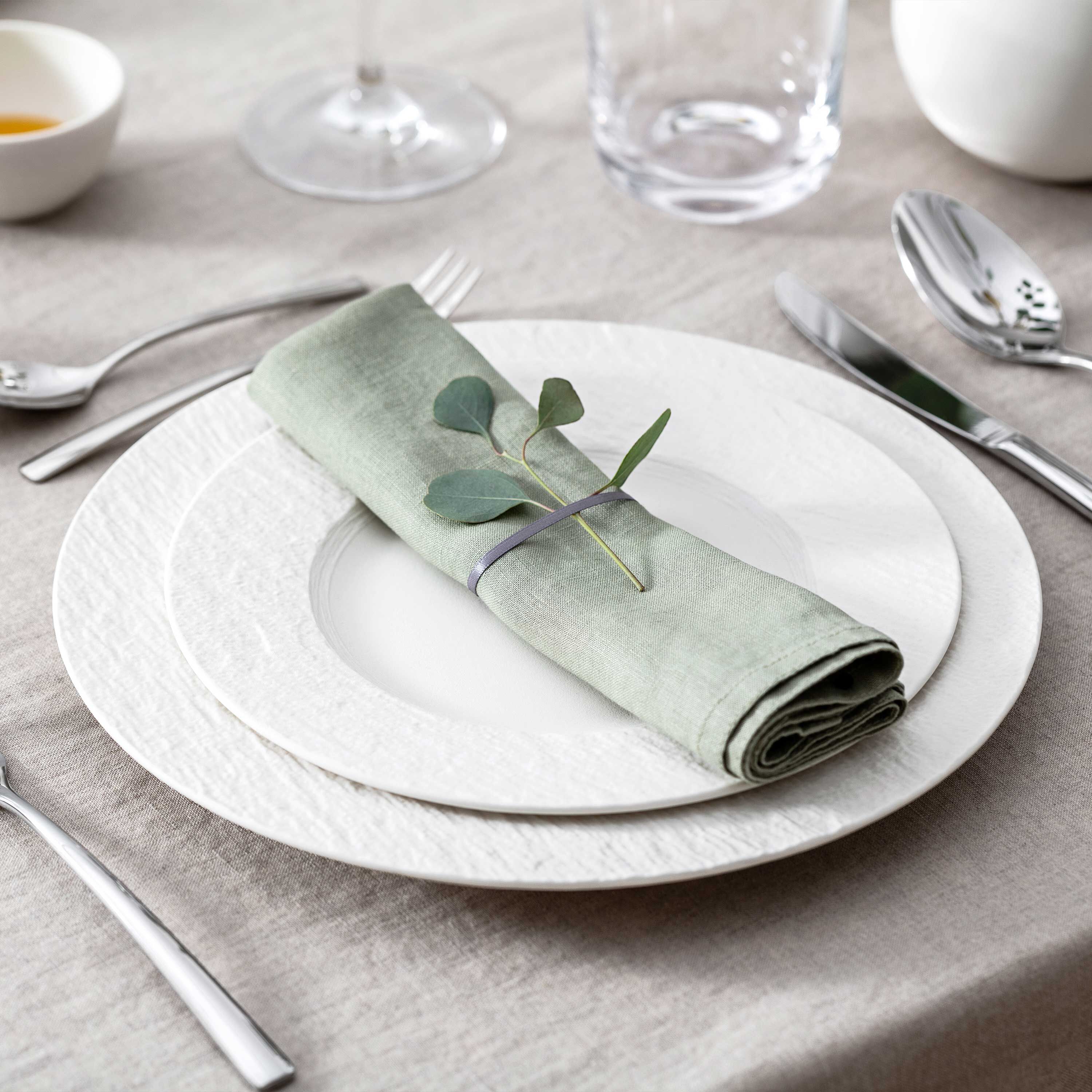 Manufacture Dinnerware set - White, Premium Porcelain
