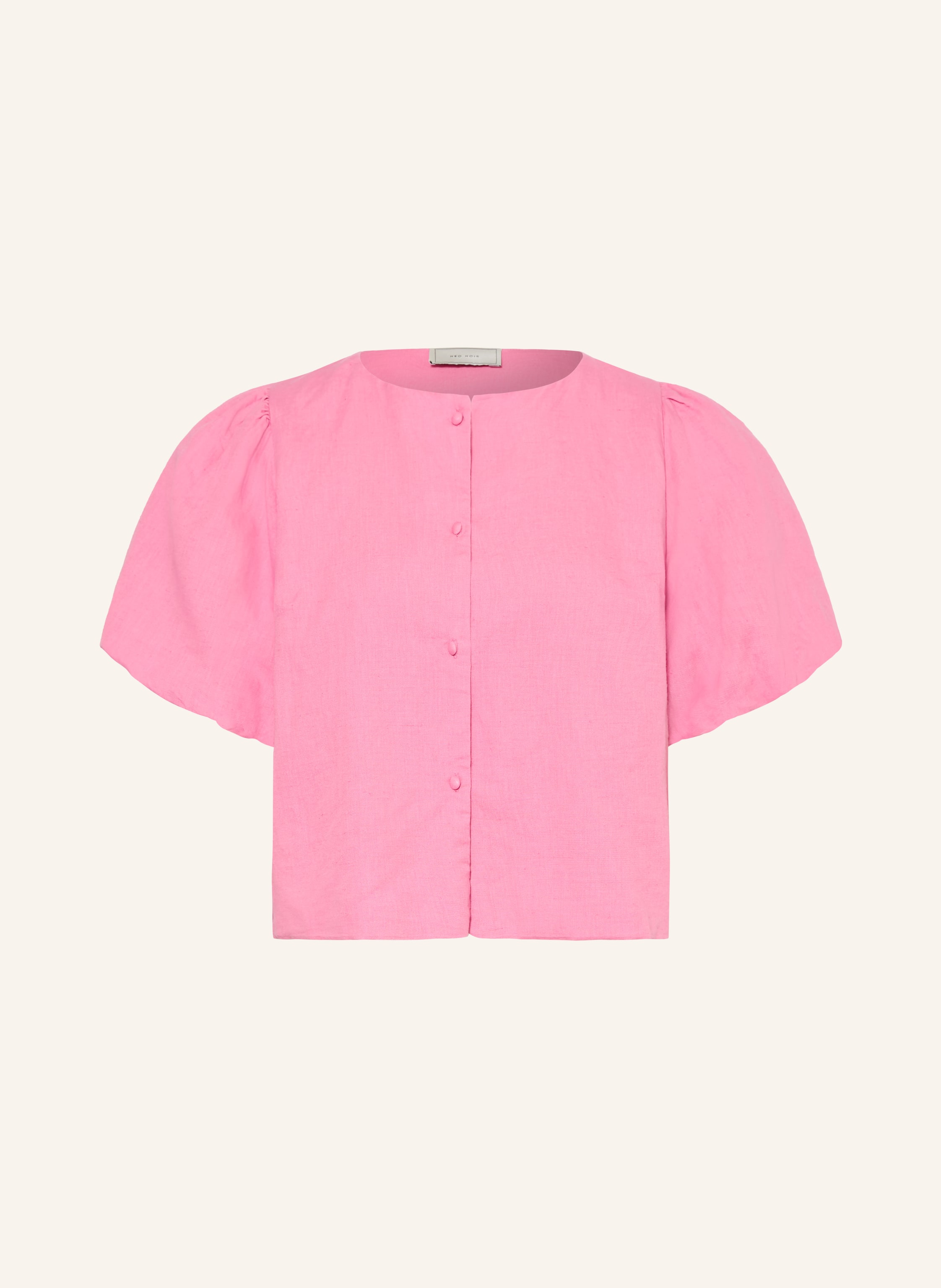 NEO NOIR Bluse MOISA mit Leinen