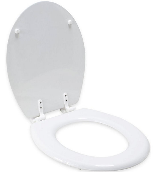 Abattant de toilette en Bois compressé MDF Siege WC Standard charnières inox