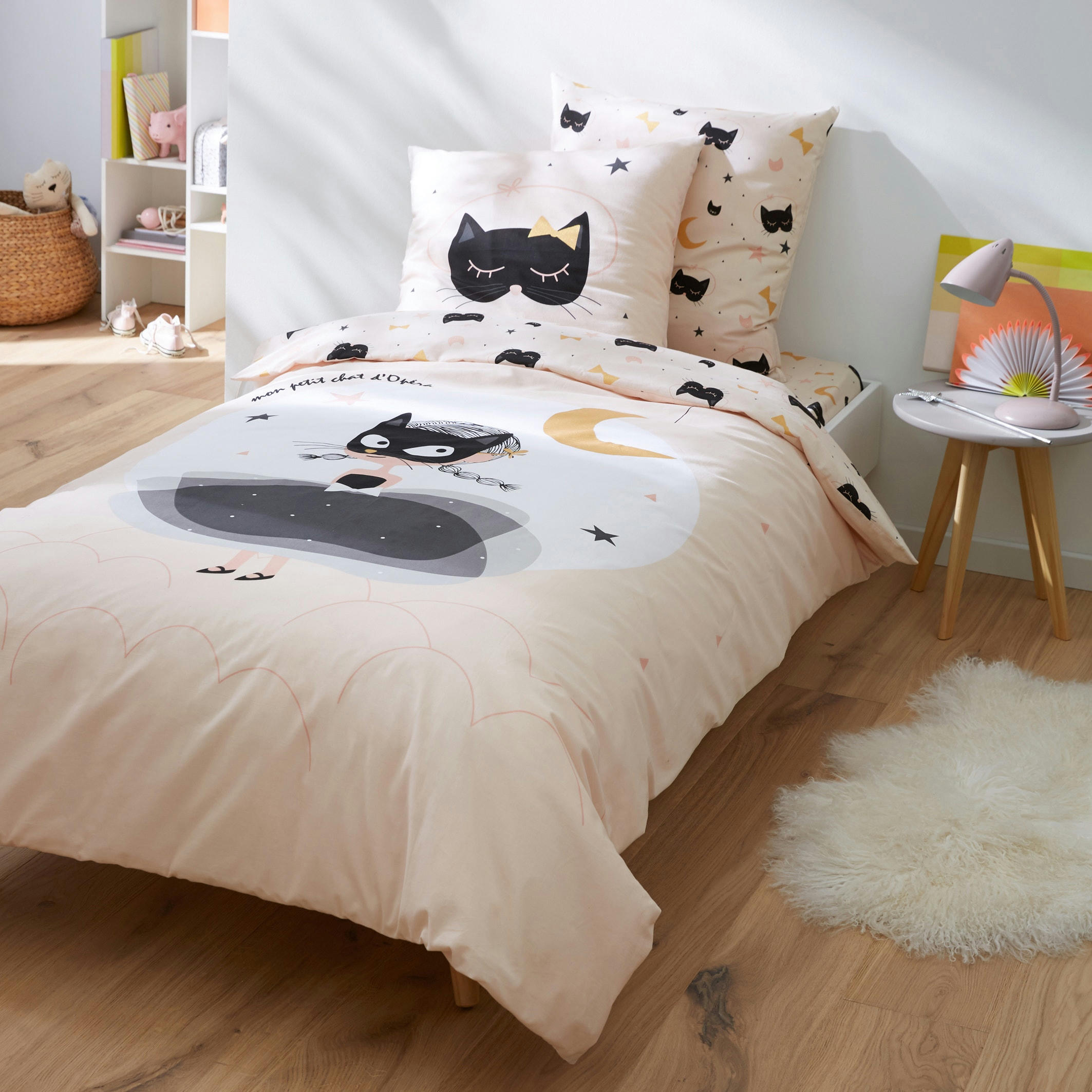 Housse de couette imprimée, Cat Opera