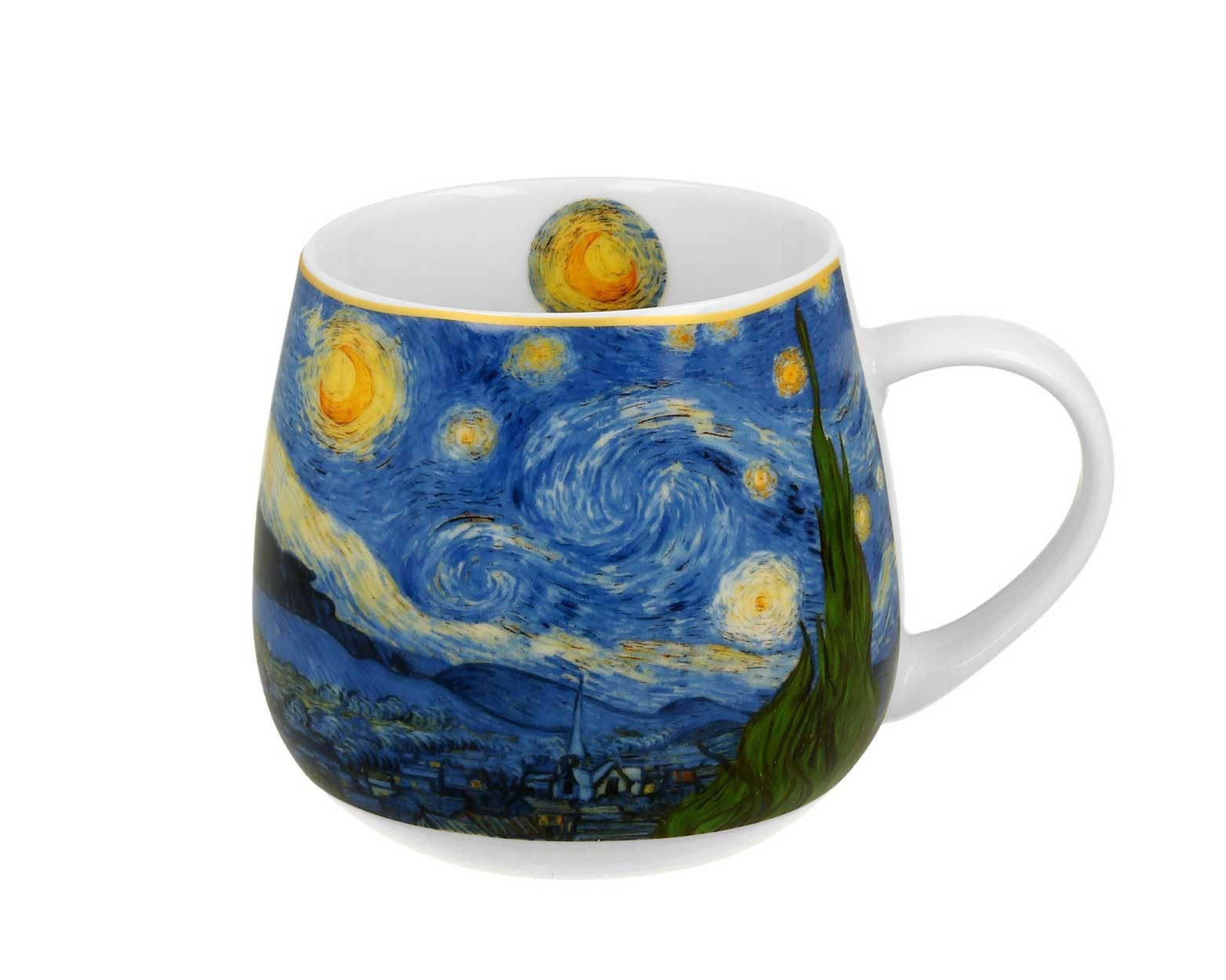 Porcelanowy Kubek Baryłka Van Gogh Starry Night 430 ml do Kawy Herbaty