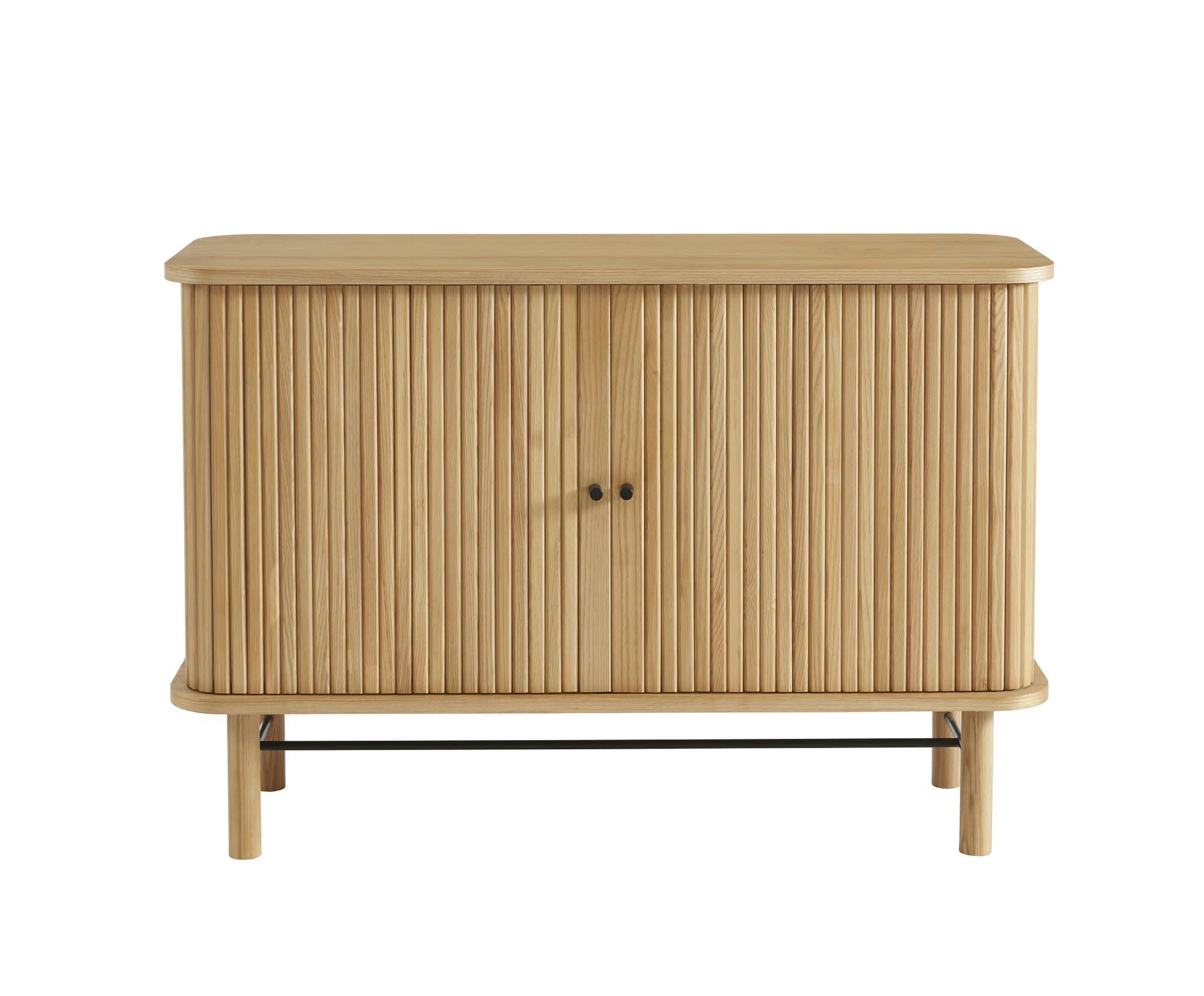 ERNEST - Buffet  frêne portes tambour 110cm