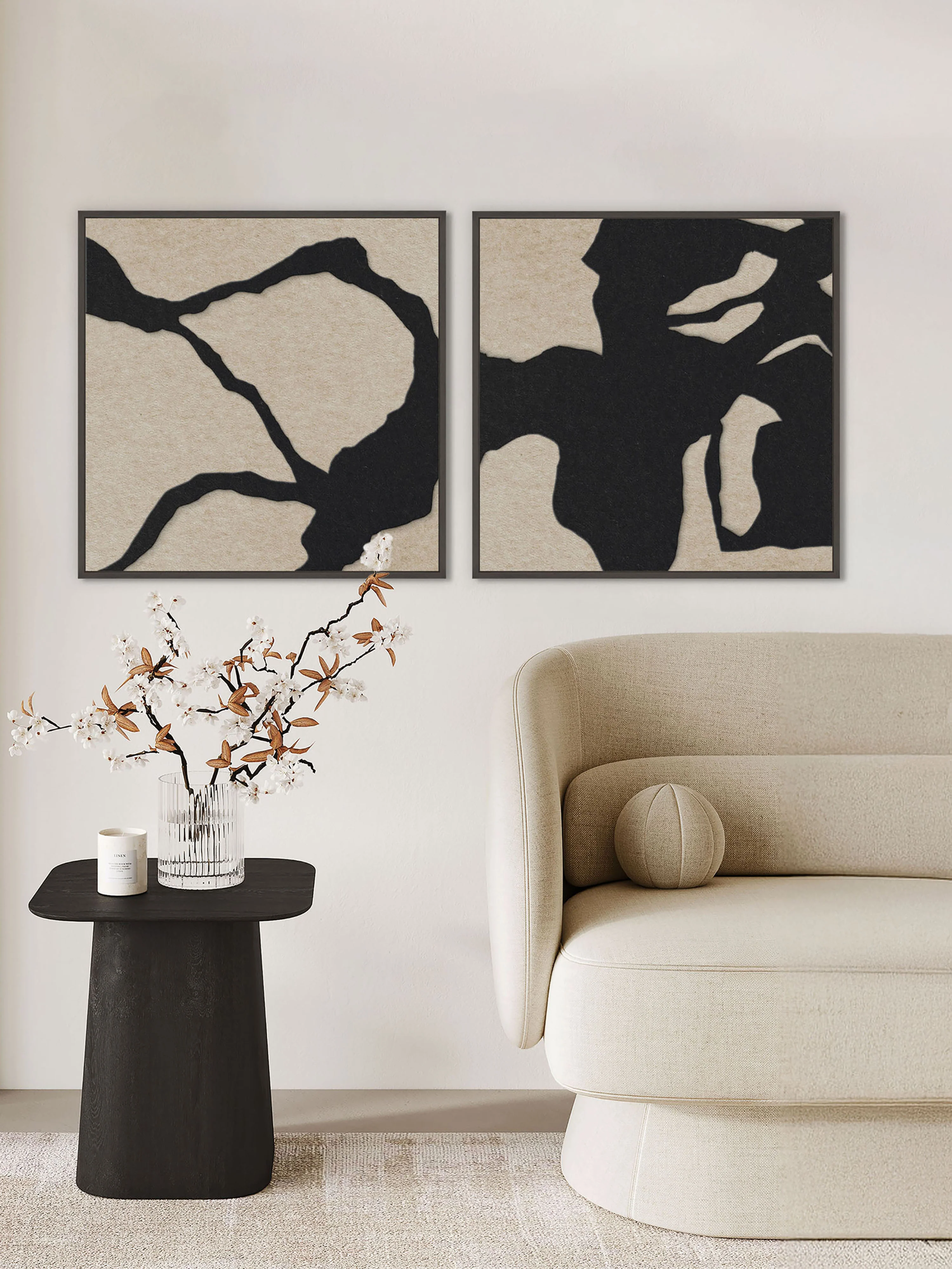 Gerahmter Leinwanddruck Silent Shadow 1