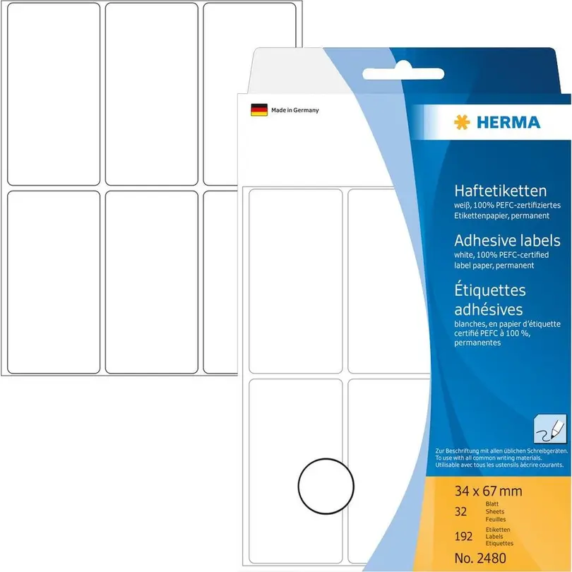 Etiketten Universal-Etiketten