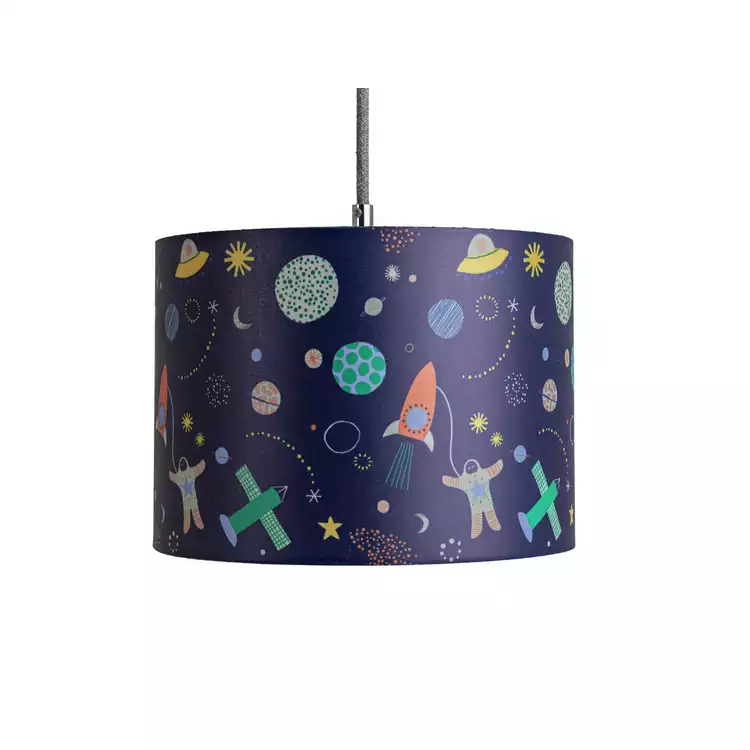 Habitat Kids Glow-in-the-Dark Space Lampshade - 25cm