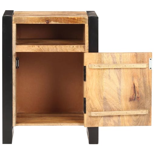NNEVL Bedside Cabinet 40x35x55 cm Solid Wood Mango