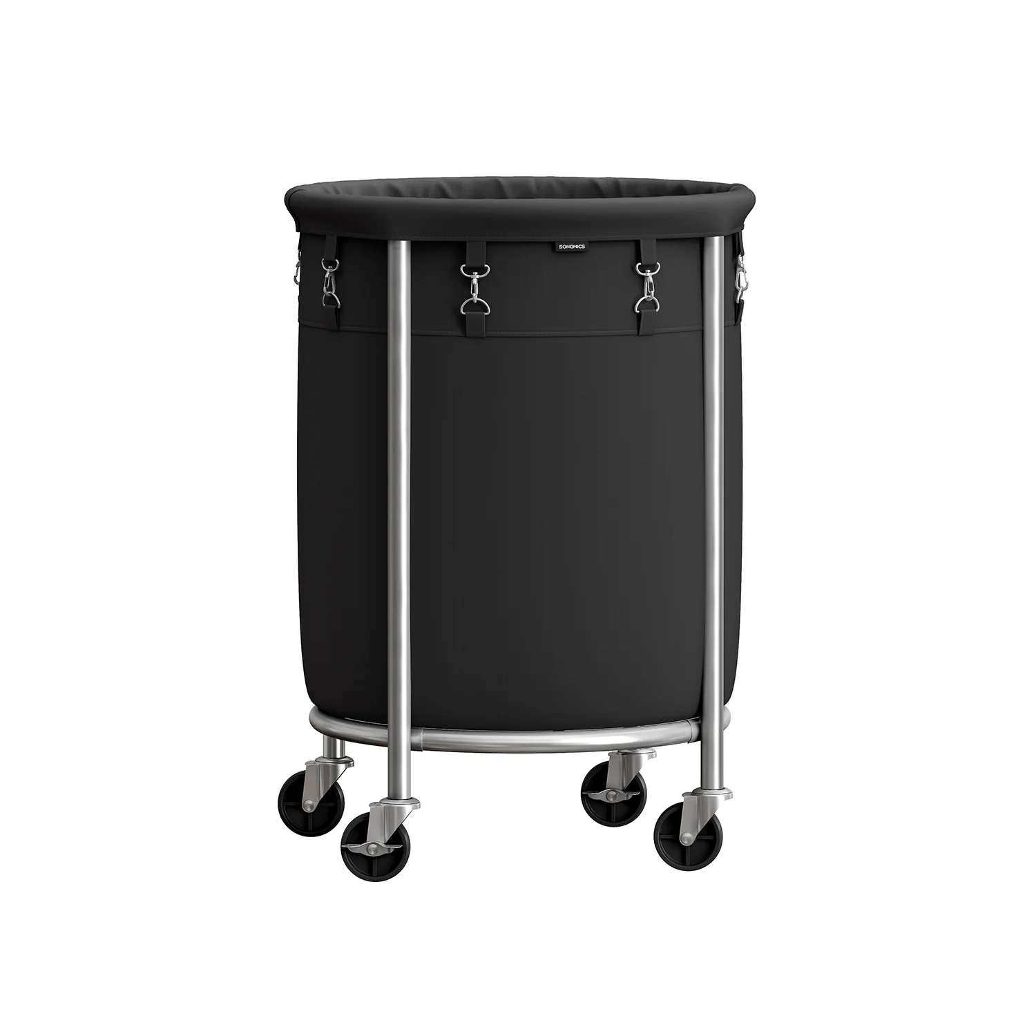 Panier à linge avec roulettes 110L