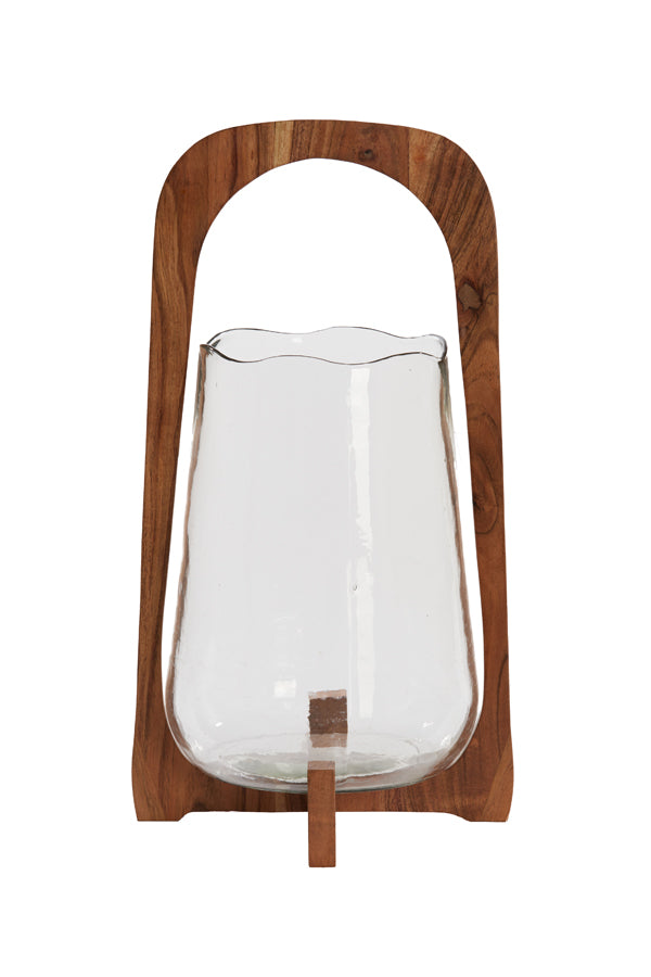 Light & Living windlicht ANOSY - Ø26x48cm - bruin