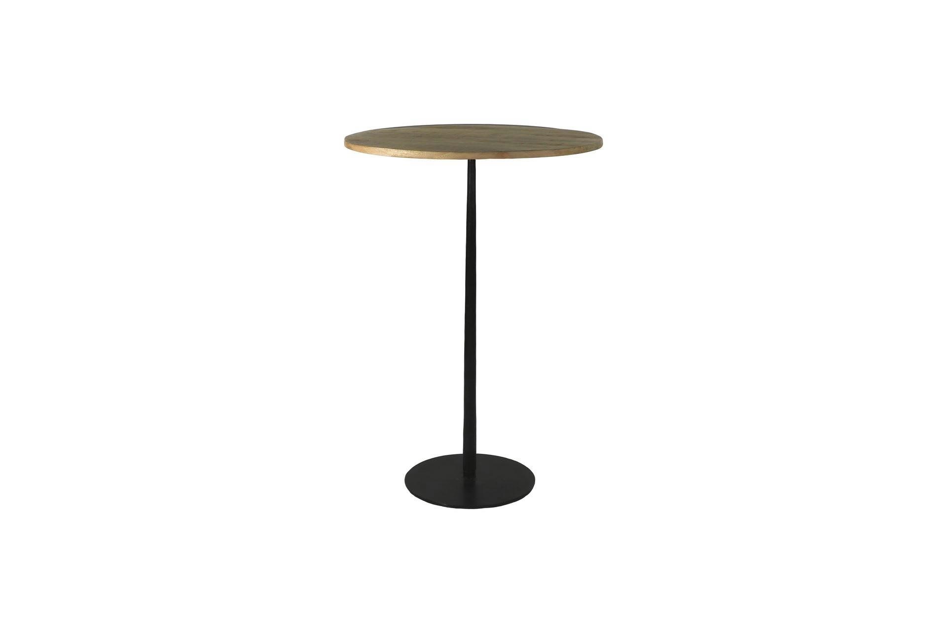 BISTRO - Table haute 2 places en bois beige