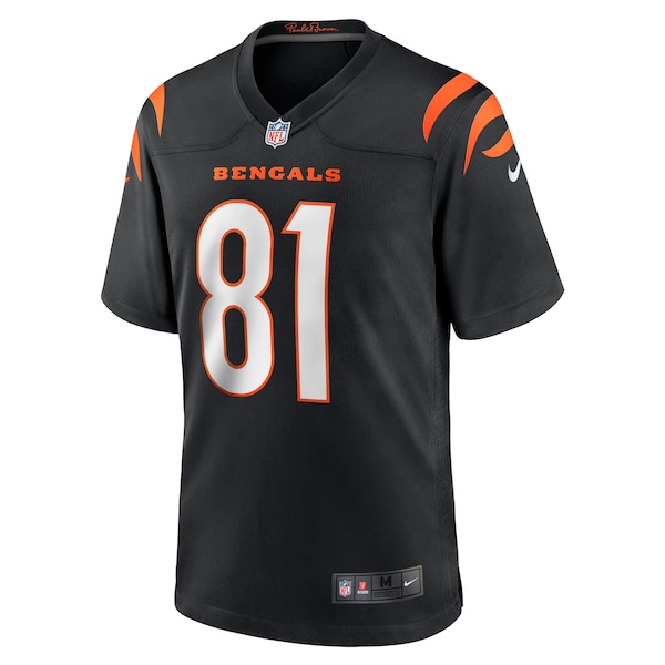 Jermaine Burton Cincinnati Bengals Nike  Game Jersey -  Black