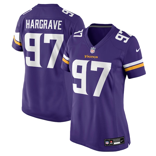 Javon Hargrave Minnesota Vikings Nike Women's Team Game Jersey -  Purple