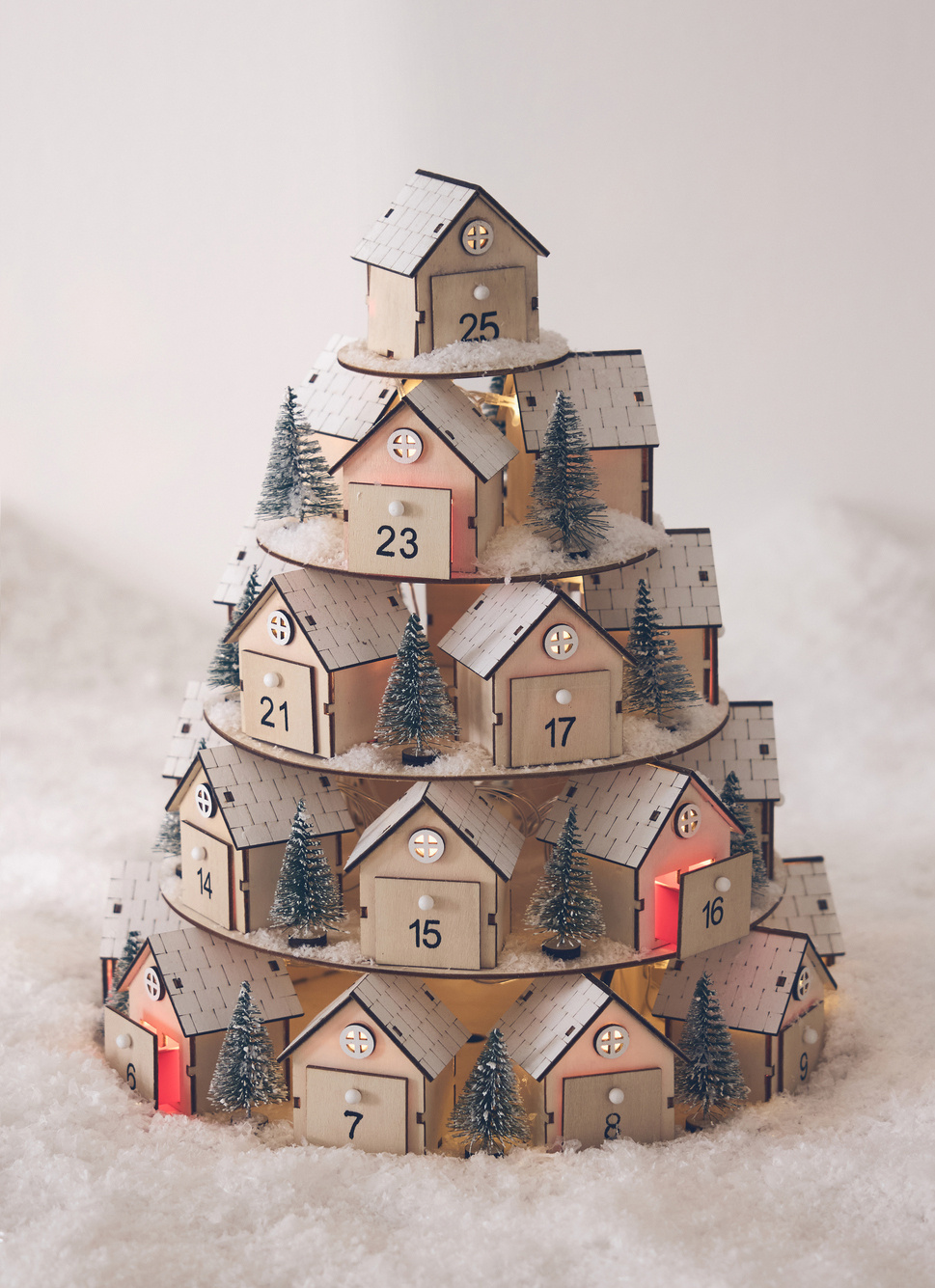 CALENDRIER DE L'AVENT VILLAGE LUMINEUX GINGEMBRE