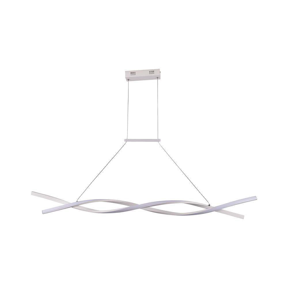 Lampa wisząca VT-7822 biała LED 1x30W Ciepła biel 3450lm V-TAC