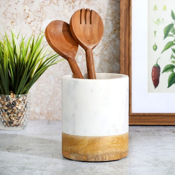Laurie Gates California Designs 6.5 Inch Utensil Crock