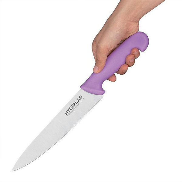 Couteau de Cuisiner Violet 215 mm - Hygiplas