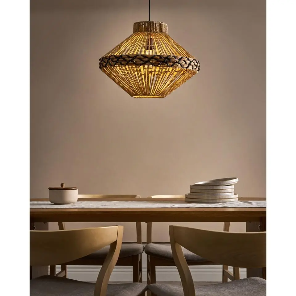 RABACCA - Hanglamp - Naturel - Papierkoord