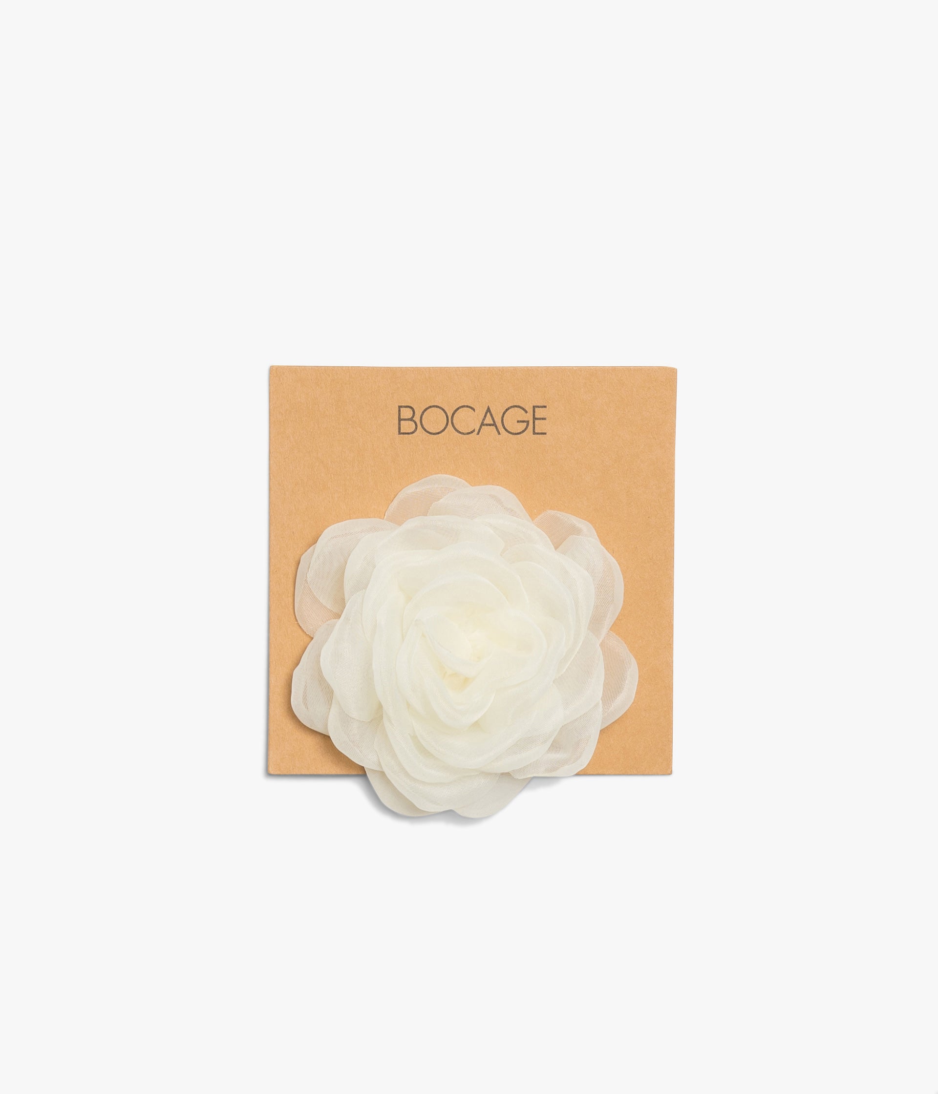 Broche Camille écru