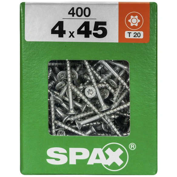Universalschraube, 4 mm, Stahl, 400 Stk., TRX 4x45 XXL