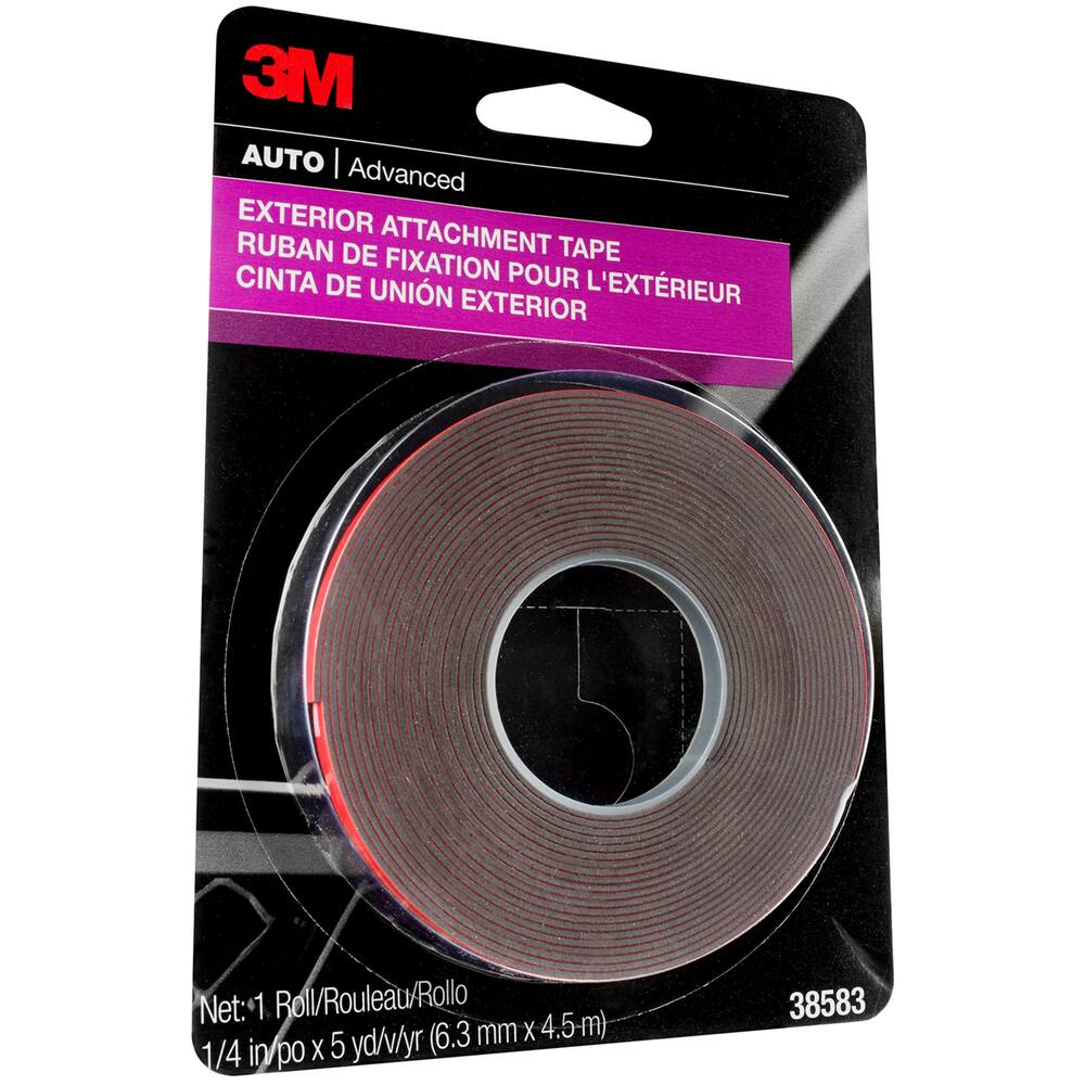 3M Automotive Exterior Attachment Tape, 6.3-mm x 4.5-m