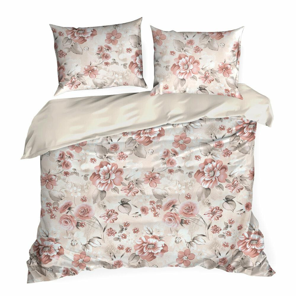 Komplet Pościeli Satynowej 220x200 Spring Elegance