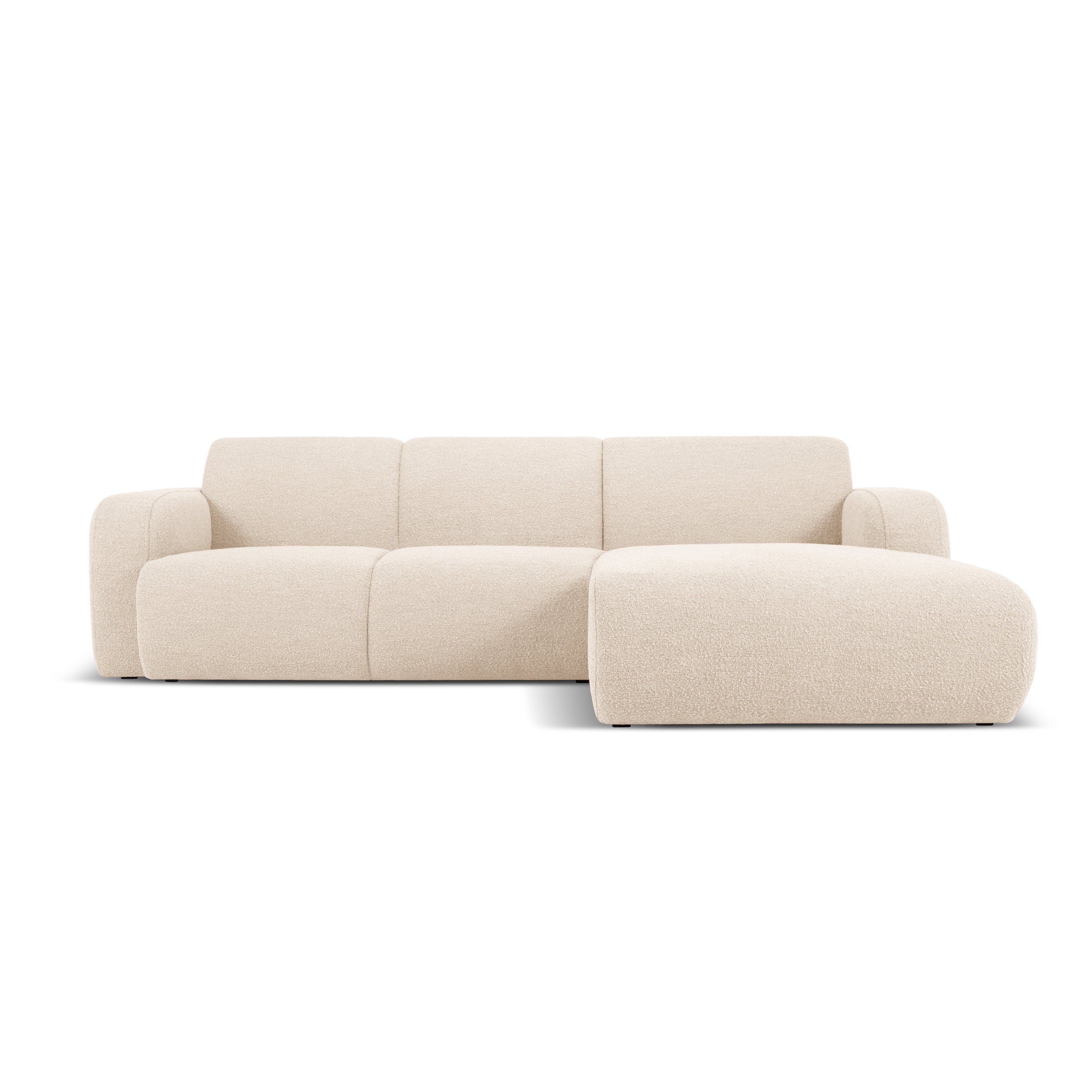 Windsor & Co Lola Hoekbank met Chaise Longue Rechts - Bouclé - Lichtbe