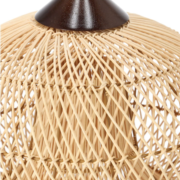 Dekoracyjna rattanowa lampa wisząca - 40 cm