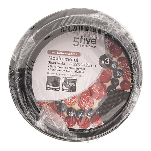 Lot de 3 moules à manquer démontables - 5Five