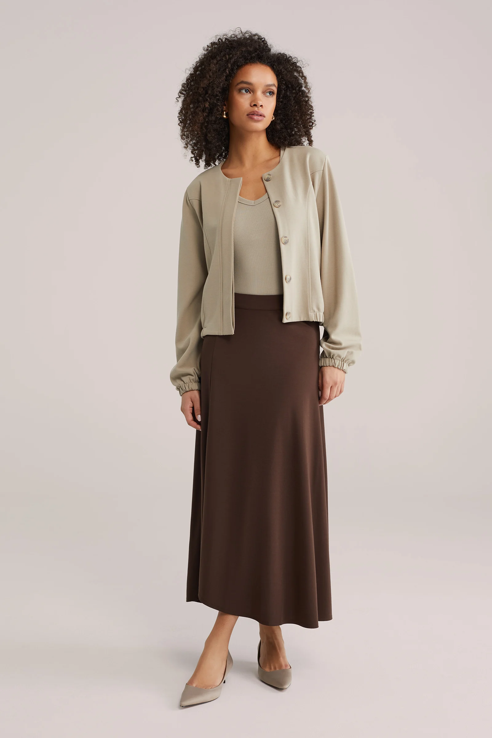 Dames bomberjack van sweatstof