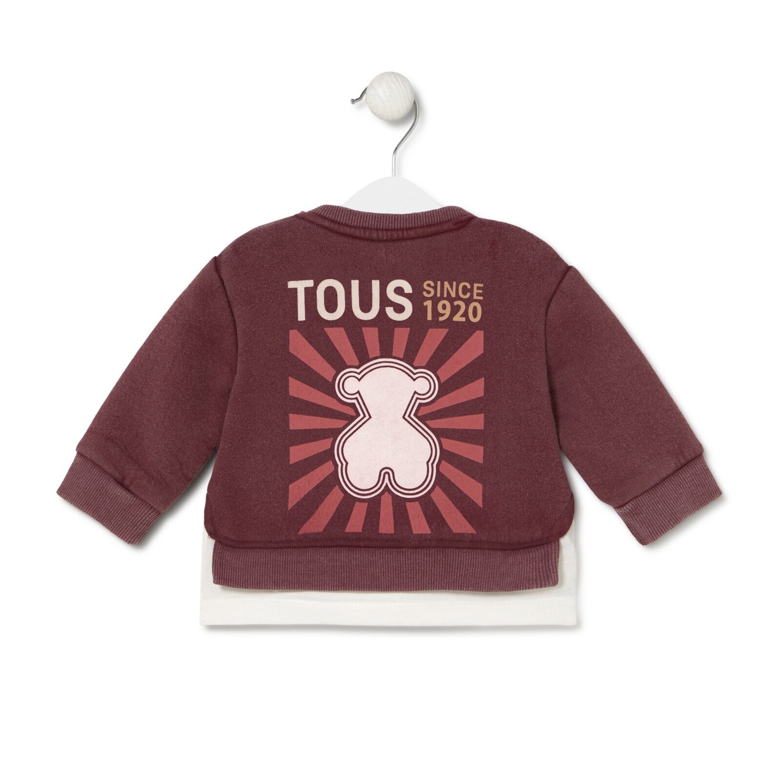 Sudadera TOUS since 1920 Casual granate