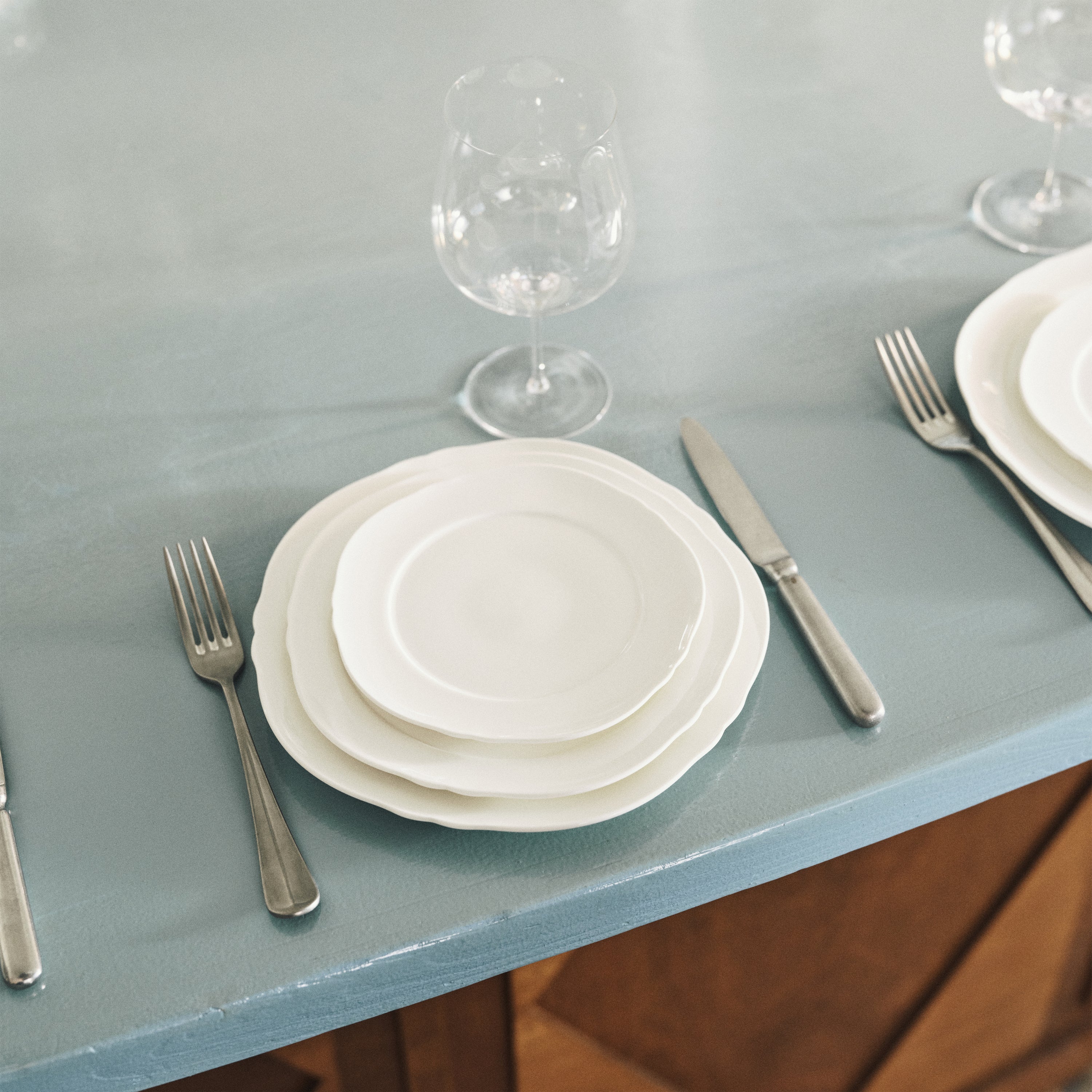 SERAX - Sergio Herman - Silhouette Dinerbord - Wit - Set van 4